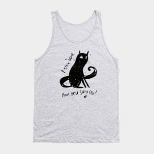 Humans! Stay home! Tank Top